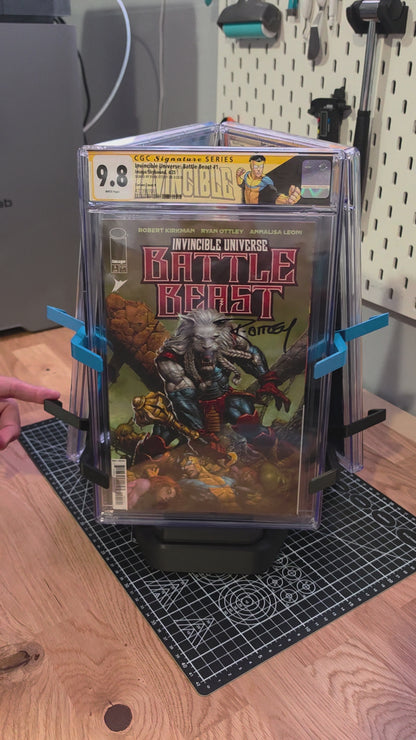 Comic Book Display Spinner for Graded and Non-Graded Comics
