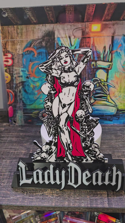 Lady Death Comic Book Stand